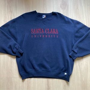 Vintage Santa Clara University Russell Made in the USA 90s Embroidered! sz XXL